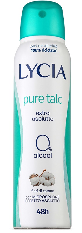 LYCIA SPRAY PURE TALC 150 ML - Farmacianuova.eu