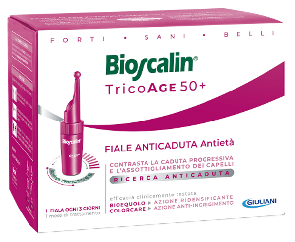 BIOSCALIN TRICOAGE 50+ 20 FIALE ANTICADUTA ANTIETA' DOPPIA TAGLIO PREZZO - Farmacianuova.eu