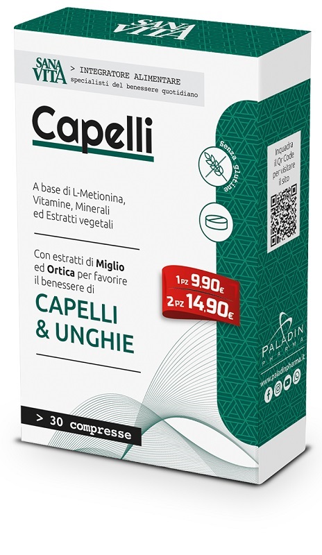 SANAVITA CAPELLI 30 COMPRESSE - Farmacianuova.eu