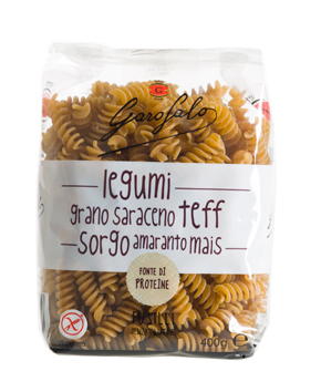 GAROFALO FUSILLI PASTA SENZA GLUTINE LEGUMI E CEREALI 400 G - Farmacianuova.eu