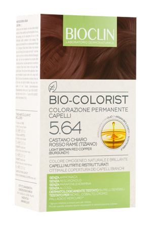 BIOCLIN BIO COLORIST 5,64 CASTANO CHIARO ROSSO RAME TIZIANO - Farmacianuova.eu