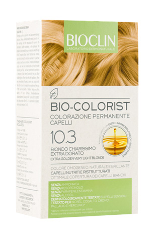 BIOCLIN BIO COLORIST 10,3 BIONDO CHIARISSIMO EXTRA DORATO - Farmacianuova.eu