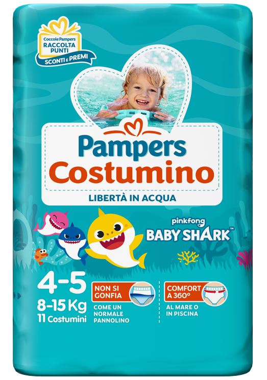 PAMPERS COSTUMINO CP 11 TG4 TG 4 11 PEZZI - Farmacianuova.eu