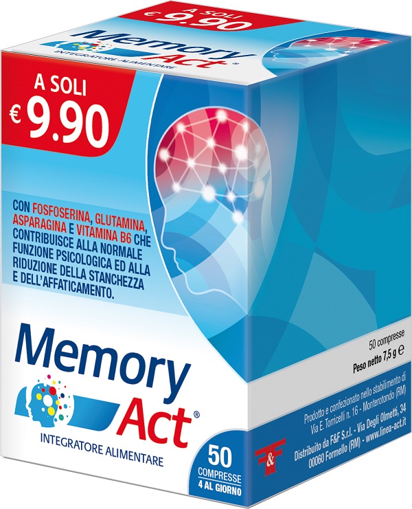 MEMORY ACT 50 COMPRESSE - Farmacianuova.eu