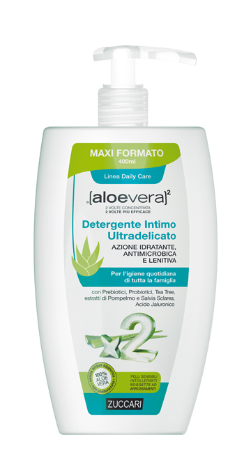 ALOEVERA2 DETERGENTE INTIMO ULTRADELICATO 400 ML - Farmacianuova.eu