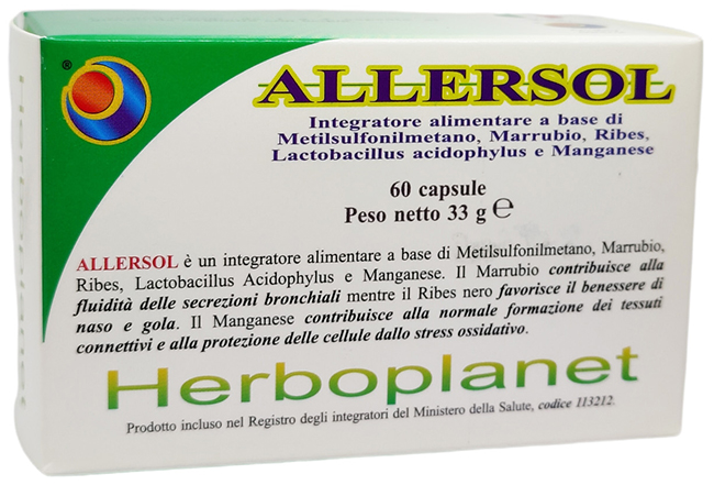 ALLERSOL 60 CAPSULE - Farmacianuova.eu