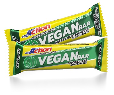 PROACTION VEGAN BAR MOUSSE NOCCIOLA 40 G - Farmacianuova.eu