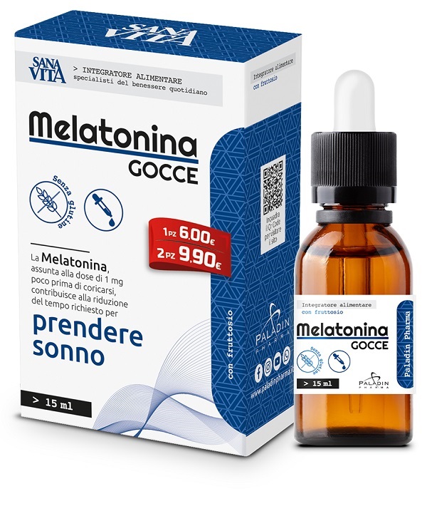 SANAVITA MELATONINA GOCCE 15 ML - Farmacianuova.eu