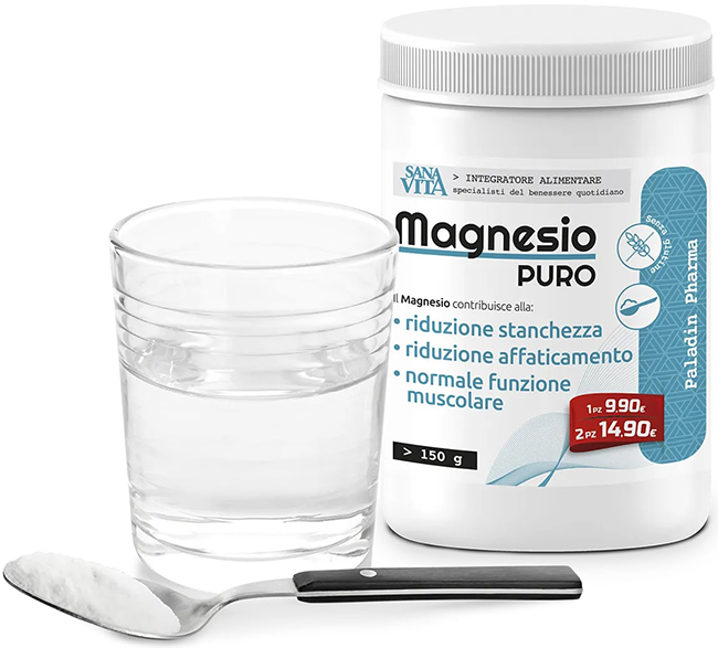 SANAVITA MAGNESIO PURO 150 G - Farmacianuova.eu