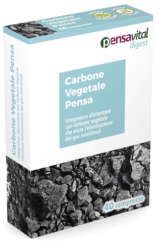 CARBONE VEGETALE PENSA 40 COMPRESSE - Farmacianuova.eu