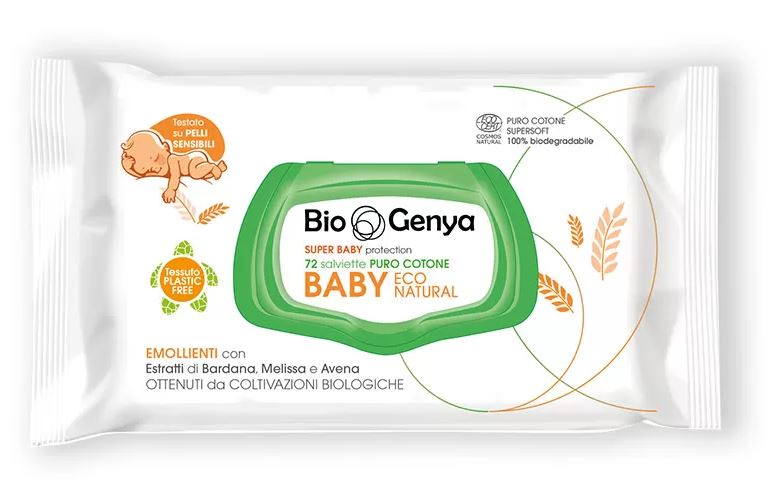 BIOGENYA ECO NATURAL BABY COTONE 72 PEZZI - Farmacianuova.eu