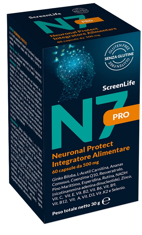 N7PRO NEURONAL PROTECT 60 COMPRESSE INTEGRATORE CEFALLE EMICRANIA MAL DI TESTA - Farmacianuova.eu