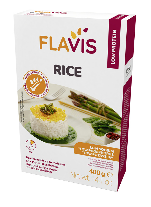 FLAVIS RICE PASTINA APROTEICA FORMATO RISO 400 G - Farmacianuova.eu