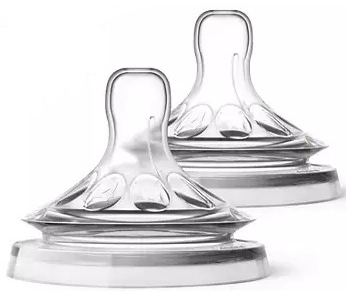 AVENT 2 TETTARELLE NATURAL FLUSSO ABBONDANTE 4 FORI - Farmacianuova.eu