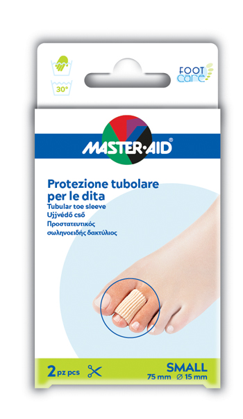 TUBO IN GEL MASTER-AID ELASTICIZZATO S 7,5 CM 2 PEZZI - Farmacianuova.eu