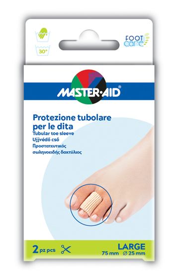 TUBO IN GEL MASTER-AID ELASTICIZZATO L 7,5 CM 2 PEZZI - Farmacianuova.eu
