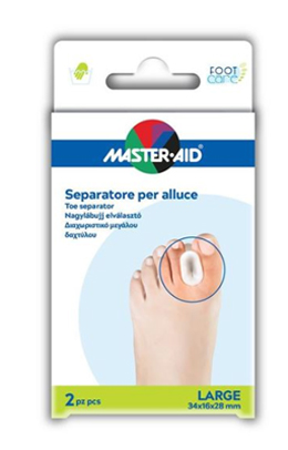 SEPARATORE DITA IN GEL MASTER-AID PER ALLUCE L 2 PEZZI - Farmacianuova.eu