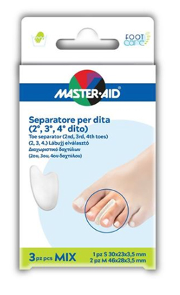 SEPARATORE DITA MASTER-AID 1 S + 2 M 3 PEZZI - Farmacianuova.eu