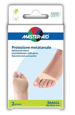 PROTEZIONE MASTER-AID PER METATARSO IN TESSUTO ELASTICO E GEL S 1 PAIO - Farmacianuova.eu