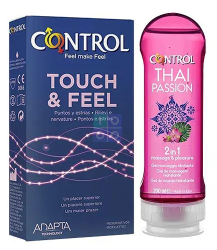 CONTROL KIT TOUCH FEEL GEL THAI PASSION - Farmacianuova.eu