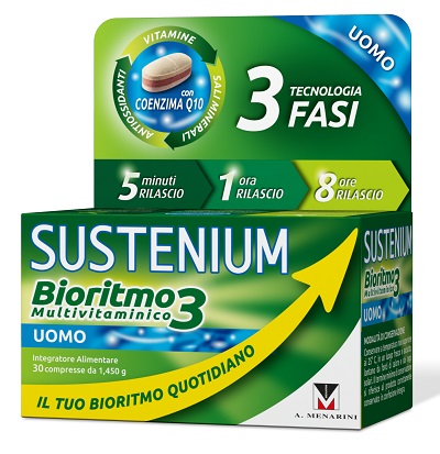 SUSTENIUM BIORITMO3 UOMO ADULTO 30 COMPRESSE - Farmacianuova.eu