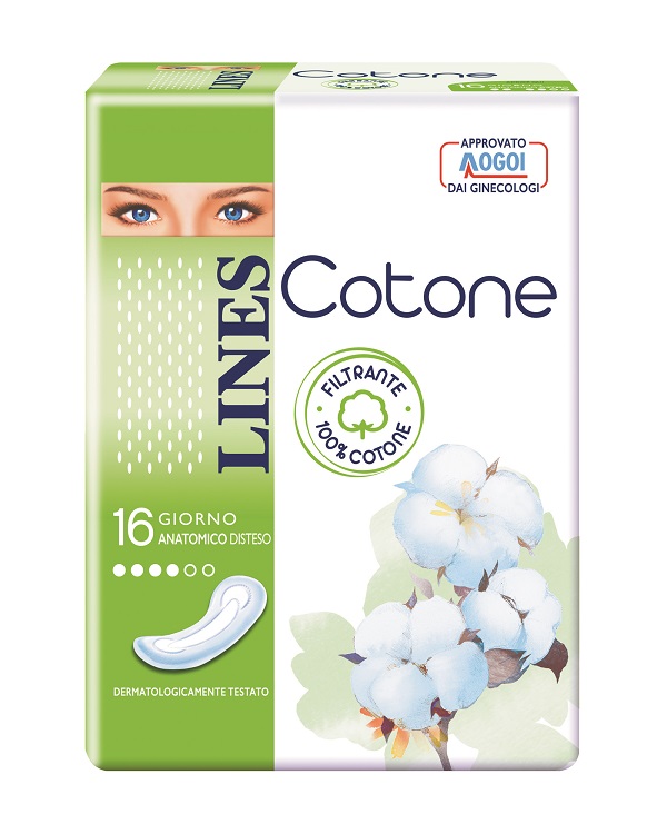 LINES COTONE NON ULTRA ANATOMICI DISTESI 16 PEZZI - Farmacianuova.eu