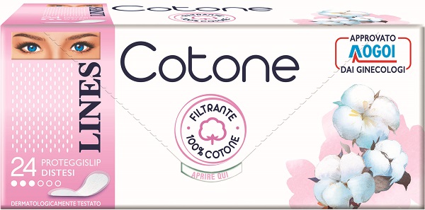 LINES COTONE PROTEGGISLIP DISTESI 24 PEZZI - Farmacianuova.eu