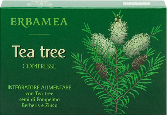 ERBAMEA TEA TREE 30 COMPRESSE - Farmacianuova.eu