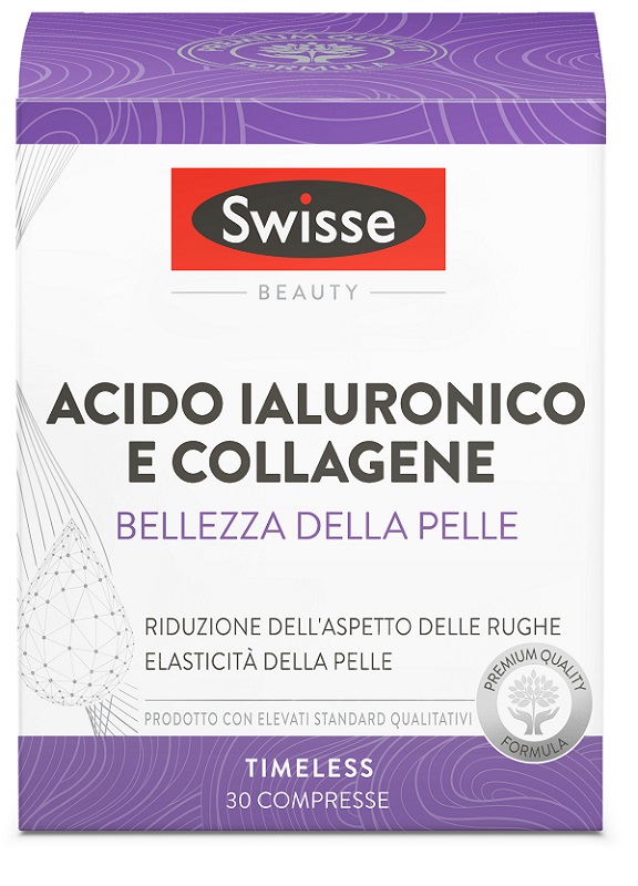 SWISSE ACIDO IALURONICO COLLAGENE BELLEZZA DELLA PELLE 30 COMPRESSE - Farmacianuova.eu