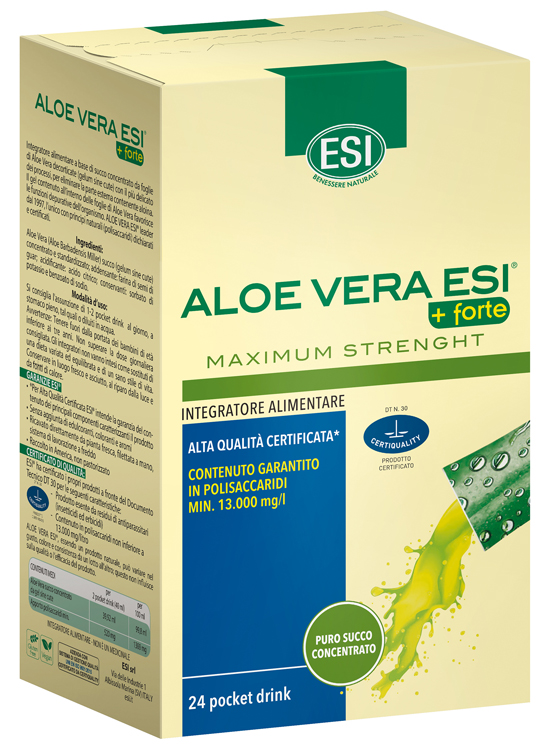 ESI ALOE VERA SUCCO + FORTE 24 POCKET DRINK - Farmacianuova.eu