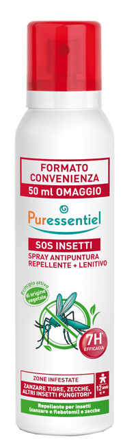 PURESSENTIEL SPRAY ANTIPUNTURA SOS INSETTI PMC 200 ML - Farmacianuova.eu