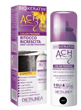 BIOKERATIN ACH8 PRODIGE RITOCCO RICRESCITA NERO 75 ML DIETALINEA - Farmacianuova.eu