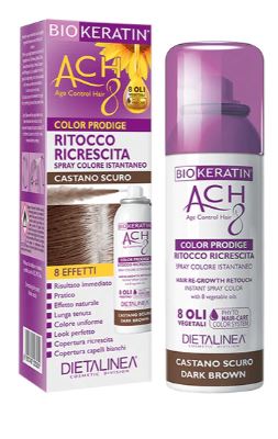 BIOKERATIN ACH8 PRODIGE RITOCCO RICRESCITA CASTANO SCURO 75 ML DIETALINEA - Farmacianuova.eu