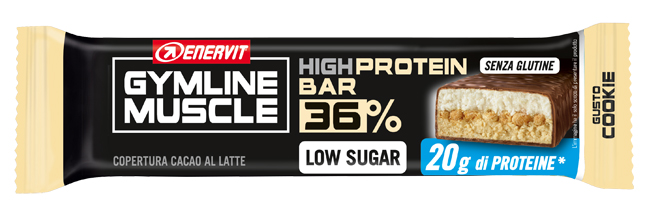 GYMLINE 20 G PROTEINBAR COOKIE 55 G - Farmacianuova.eu