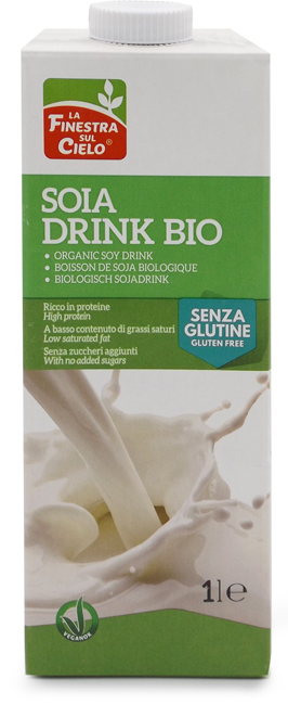 BEVANDA SOIA DRINK SENZA GLUTINE BIO 1 LITRO - Farmacianuova.eu