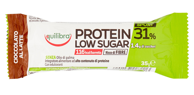PROTEIN 31% LOW SUGAR BARRETTA CIOCCOLATO AL LATTE 35 G - Farmacianuova.eu
