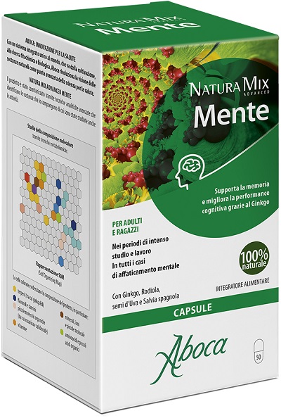 NATURA MIX ADVANCED MENTE 50 CAPSULE - Farmacianuova.eu