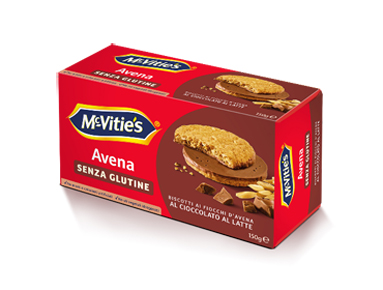 MC VITIE'S AVENA AL CIOCCOLATO AL LATTE SENZA GLUTINE 150 G - Farmacianuova.eu