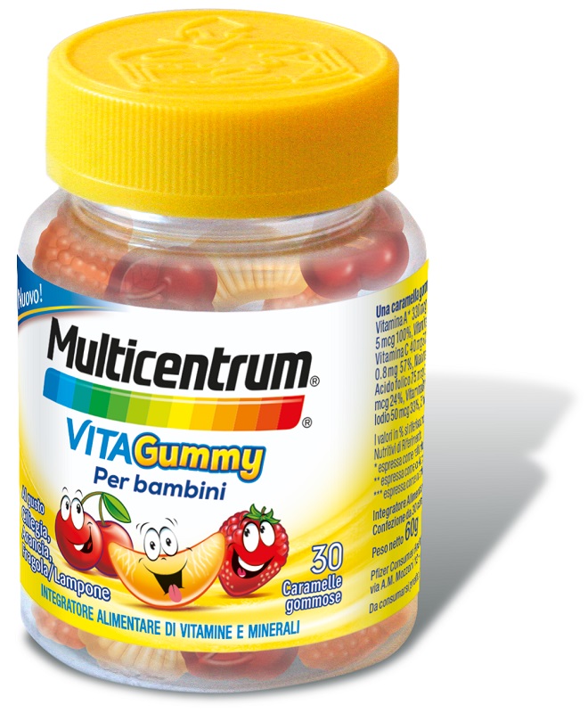 MULTICENTRUM VITAGUMMY 30 CARAMELLE GOMMOSE - Farmacianuova.eu