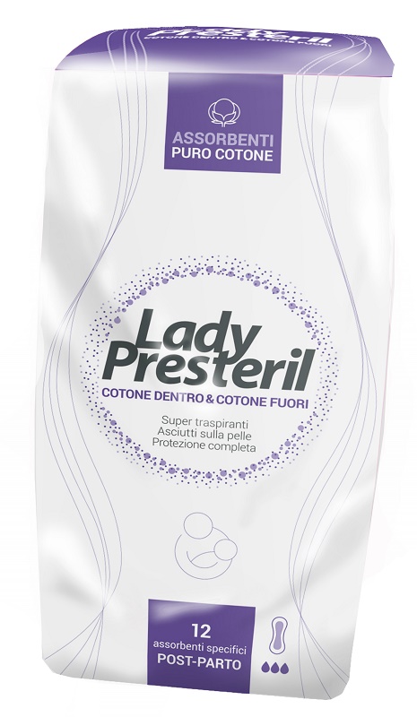 LADY PRESTERIL POSTPARTO 12 PEZZI - Farmacianuova.eu