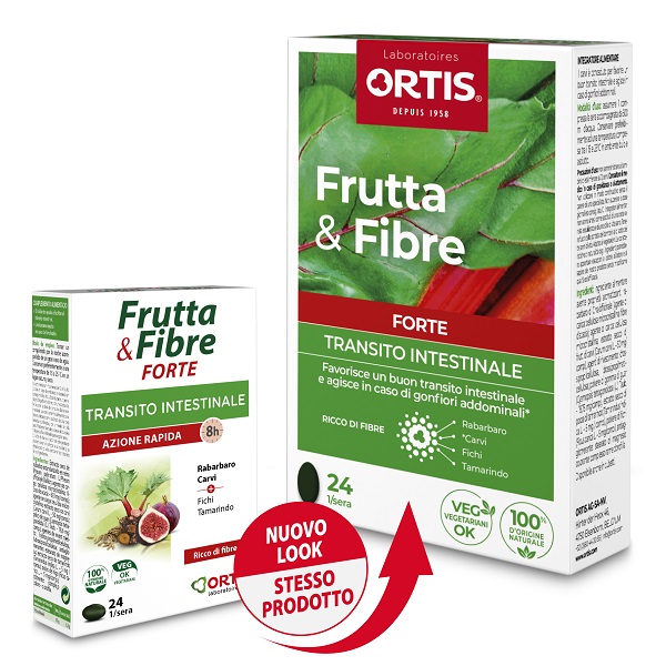 FRUTTA & FIBRE FORTE 24 COMPRESSE - Farmacianuova.eu
