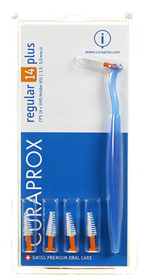 CURAPROX CPS REGULAR CPS 14 CON 5 SCOVOLINI + SUPPORTO - Farmacianuova.eu