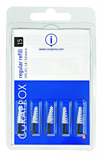 CURAPROX CPS REGULAR CPS 15 CON 5 SCOVOLINI + SUPPORTO - Farmacianuova.eu