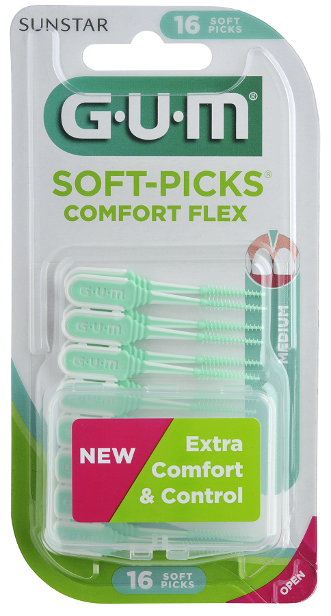 GUM SOFT PICK COMFORT FLEX SCOVOLINO INTERDENTALE 40 PEZZI - Farmacianuova.eu