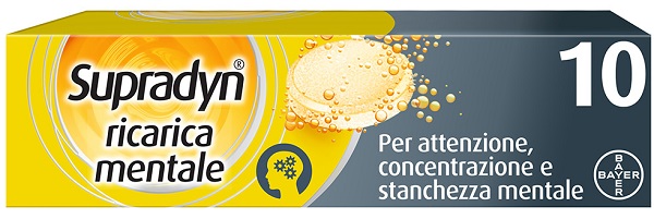 SUPRADYN RICARICA MENTALE 10 COMPRESSE - Farmacianuova.eu