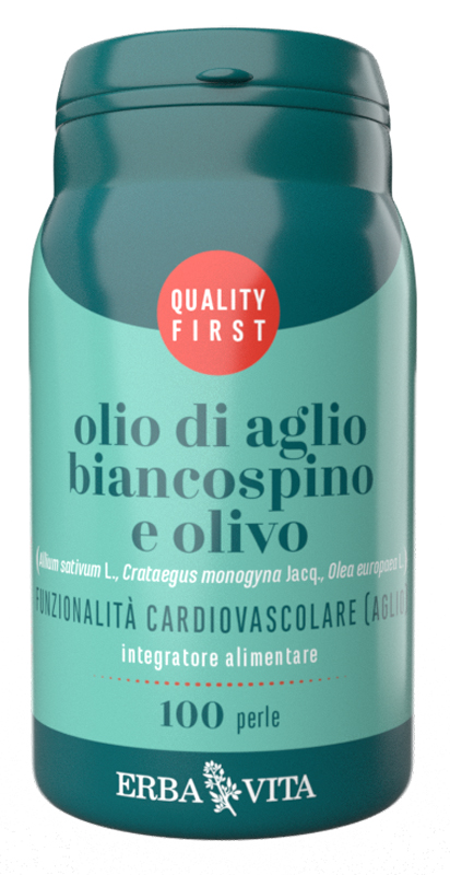 OLIO DI AGLIO BIANCOSPINO E OLIVO 100 PERLE - Farmacianuova.eu