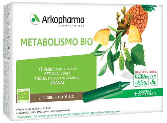 ARKOFLUIDI ULTRA SUONI METABOLISMO BIO 20 FIALE - Farmacianuova.eu