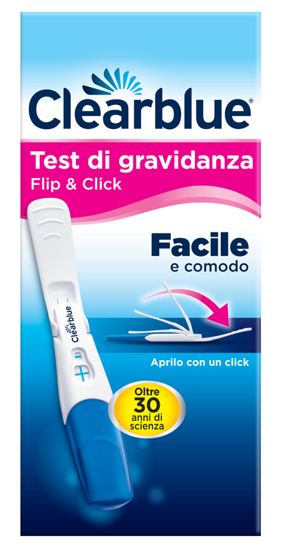 TEST DI GRAVIDANZA CLEARBLUE FLIP & CLICK 1 PEZZO - Farmacianuova.eu