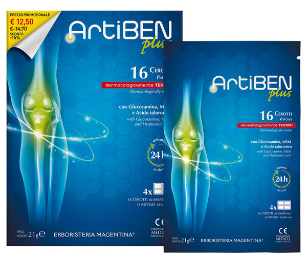 ARTIBEN PLUS CEROTTO 16 PEZZI - Farmacianuova.eu