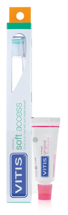 VITIS SPAZZOLINO SOFT ACCESS + DENTIFRICIO GINGIVAL 15 ML - Farmacianuova.eu